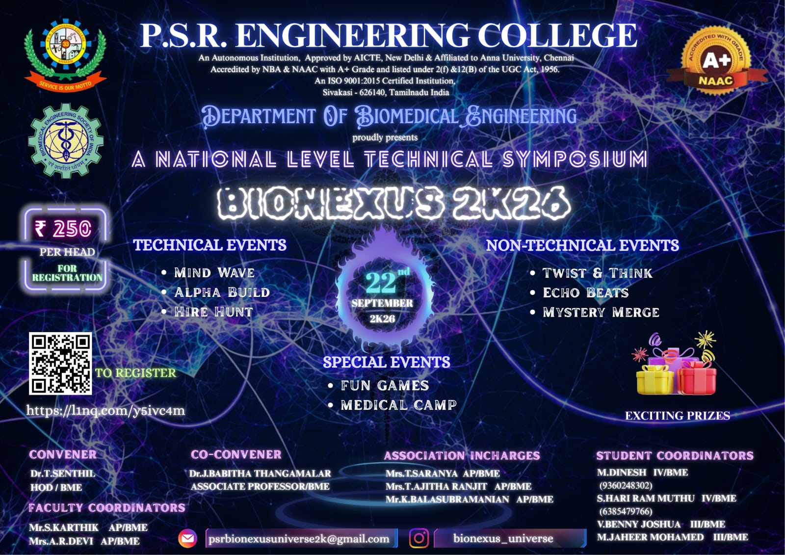 BioNexus 2K26 brochure